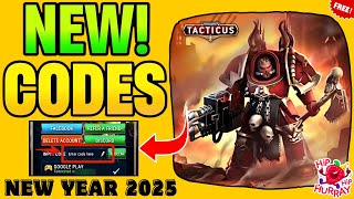 🎁NEW YEAR 2025⚡CODES🎁WARHAMMER TACTICUS PROMO CODES JANUARY 2025 - WARHAMMER TACTICUS CODES 2025