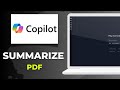 📄 How to Summarize a PDF with Microsoft Copilot | Quick & Easy Guide