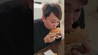 【バーガーキング】夫婦でガッツリ食べました！#shorts #バーガーキング #夫婦