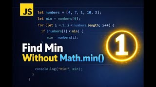 Find the Smallest Number in an Array #08 | Interview Question Explained