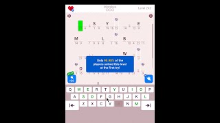 Cryptogram: The Solution For Level 242! - Step by Step Word Brain Puzzle