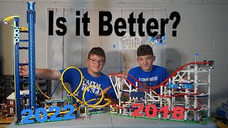 Comparing the LEGO 2018 Coaster and the 2022 Loop Coaster