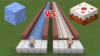 ヒカキン先生直伝 高速移動ケーキVS氷 どっちが速い？【Minecraft】#shorts