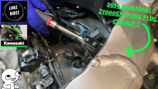 2014 Kawasaki Z1000SX / How To Remove Disassembly Spark Plugs