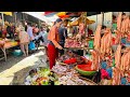 Cambodian Morning Market @Boeung Tompun Daily Food Activities & Lifestyle, Pork, Beef, Fruits, fish