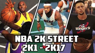 History of NBA 2K Street Blacktop - (2K1-2K17)