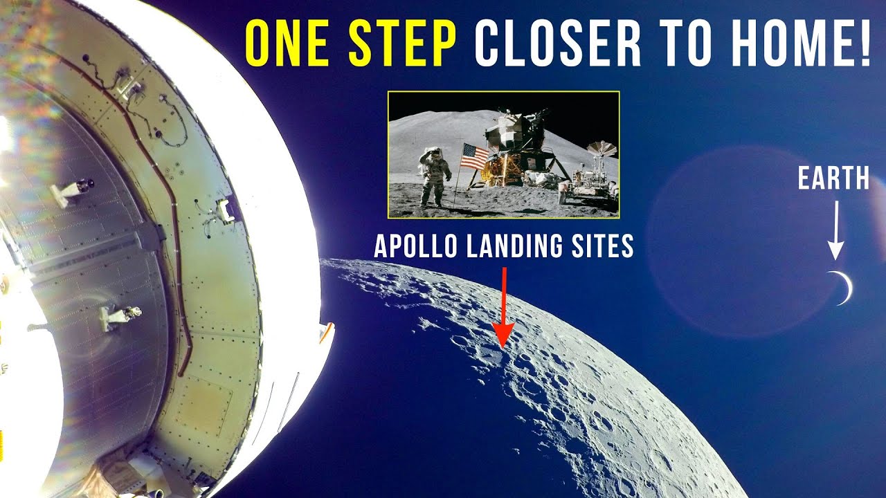 Watch NASA's Artemis 1 Orion Fly Over Apollo Landing Sites. - YouTube