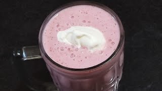 Keventers style STRAWBERRY MILKSHAKE,Fresh Strawberry Milkshake, Strawberry Icecream Strawberry milk