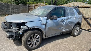 STOLEN POLICE T-PAC WRECKED 2015 LAND ROVER DISCOVERY