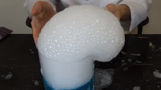 Dry Ice Bubbles - Science Experiments