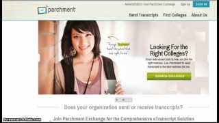 My Transcript - Parchment Online Transcript Requests