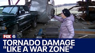 Wisconsin tornado damage 'like a war zone' | FOX6 News Milwaukee