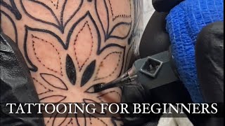 Tattooing for Beginners-Linework, Packing Black \u0026 Dotwork