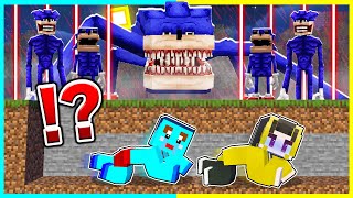 闇のソニック軍団に捕まった！シンソニックから逃げろ🔥【まいくら / マインクラフト】