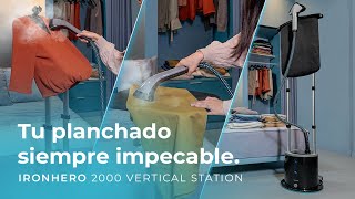 Centro de planchado vertical IronHero 2000 Vertical Station de 1,7L y con tabla de 3 posiciones.