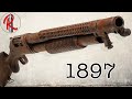 Old and ruined Winchester 1897 restoration - gun restoration