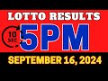 5PM Lotto Results