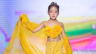 Model kid Helen Vũ tự tin tỏa sáng trong show diễn thời trang cho trẻ em lớn nhất Việt Nam 2024