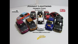 Johnny Lightning Honda Civic Import Heat Unboxing (MiJo / Bishop Exclusive) Part 3 1:64