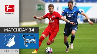 TSG Hoffenheim - Hertha Berlin | 2-1 | Highlights | Matchday 34 – Bundesliga 2020/21