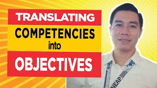 Translating Competencies into Objectives