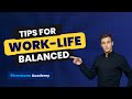 Work-Life Balance: Tips for Young Professionals | Career Tips | Riverstone Training Academy