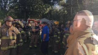 Genesee County fire department holds live fire training