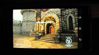 Epic Citadel Unreal Engine benchmark Sony Xperia SP 2x1,7ghz Krait 300 Adreno 320 1GB