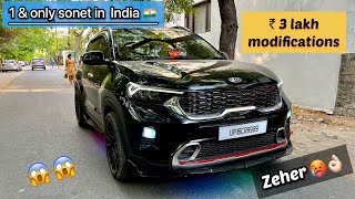 Aisi modified Kia Sonet nahi dekhi hogi 😍🔥|| 3 lakh rupees modifications 💸|