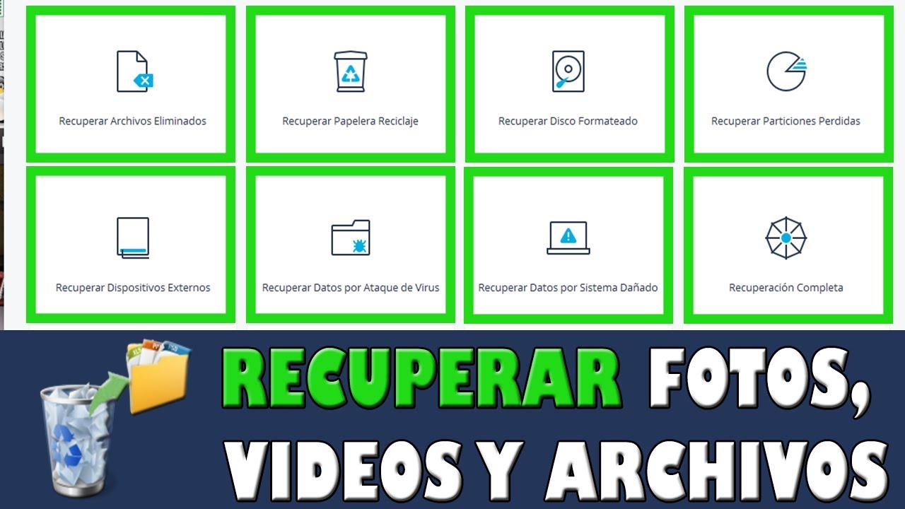 Recuperar Fotos, Vídeos Y Archivos Borrados De Papelera De Reciclaje ...