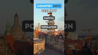 Country Information - Germany 🇩🇪 #Travel #Holiday #Vacation #Germany #Berlin #Europe #Information