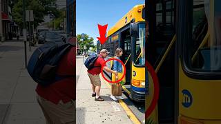 The Bus Driver Had Enough of This Rude Man #shorts #karma #respect