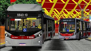 OMSI 2 | MILLENNIUM BRT II - MB O-500UA | Linha 6840-10: Term. JD. Jacira x Term. Capelinha