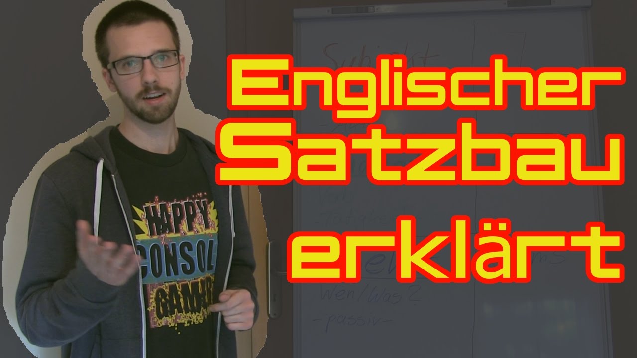 SUBJEKT, PRÄDIKAT, OBJEKT? - Englischer Satzbau Erklärt | EngLife - YouTube