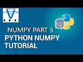 Python NumPy Tutorial #recipe5 | NumPy Array | Python Tutorial For Beginners | all in one code