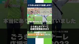 ガイナーレ鳥取に寄付しました⚽️