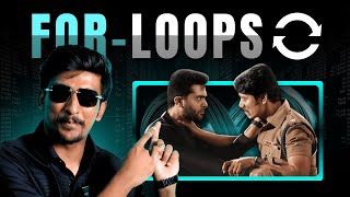 For Loops Explained 🔄 | Beginners Coding Tutorials | Python | Java | C++ | Loops in Tamil | EP 5.1 🚀