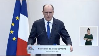 Covid-19: le discours de Jean Castex et ses annonces du 14 janvier dans son intégralité