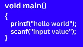 difference between printf and scanf in c