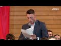 le discours émouvant d un jeune chaudronnier face à macron