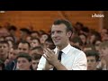 le discours émouvant d un jeune chaudronnier face à macron