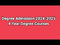 degree admission 2024 degree യിൽ വരുന്ന മാറ്റങ്ങൾ kerala kannur calicut mg degree latest