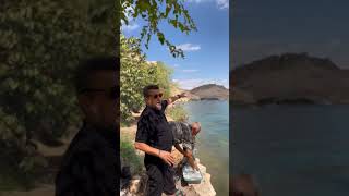 Halfeti'de Semaverde Çay, Saltanat Kayığı ve Asur Kralı #halfeti #şanlıurfa #shorts #viral #youtube