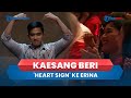 Momen Kaesang Beri 'Hearth Sign' ke Erina Gudono di Depan Ribuan Kader PSI seusai Resmi Jadi Ketum