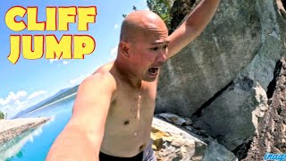 Parang hinimatay ako sa Cliff jumping challenge  / Edmonton, Alberta Canada