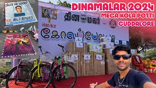 Dinamalar Conduct the Mega kola potti in Cuddalore Sliver Beach | Gold Coin Prize 😍 | Mr Vino | 2024