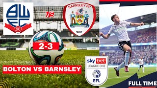Bolton vs Barnsley 2-3 Live Stream EFL League One Semi Final Football Match Score 2024 Highlights