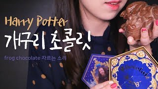 해리포터 개구리 초콜릿 언박싱 + 자르기 Harry Potter Chocolate Frog [예주 YEJU ASMR]