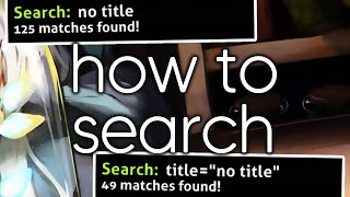 how to use search filters on osu!