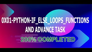 0x01-python-if_else_loops_functions #learninghowtocode #python